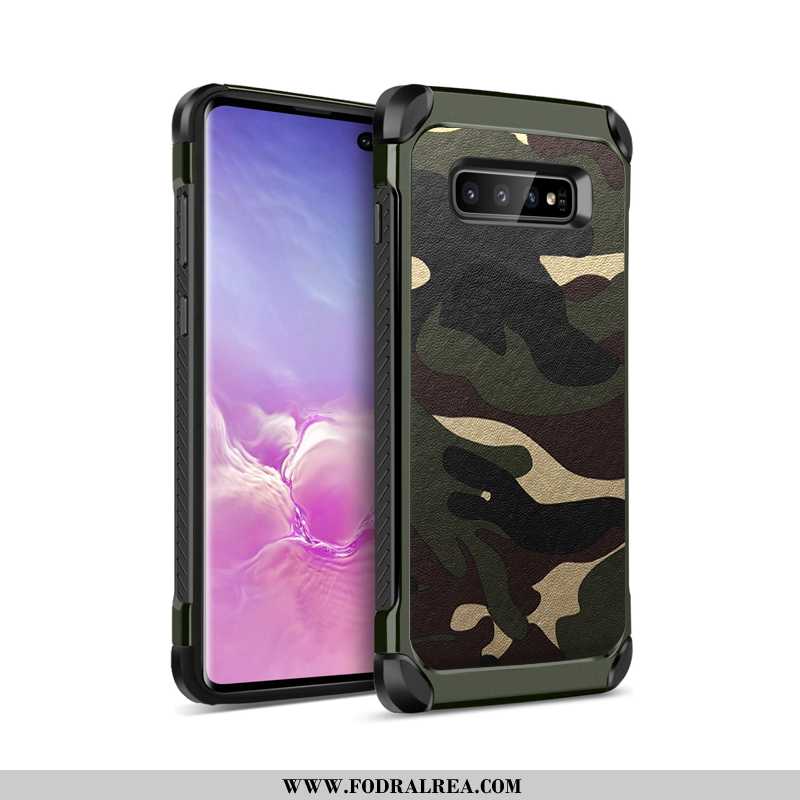 Skal Samsung Galaxy S10+ Trend Fodral Skal, Samsung Galaxy S10+ Silikonskal Högt Utbud Camouflage