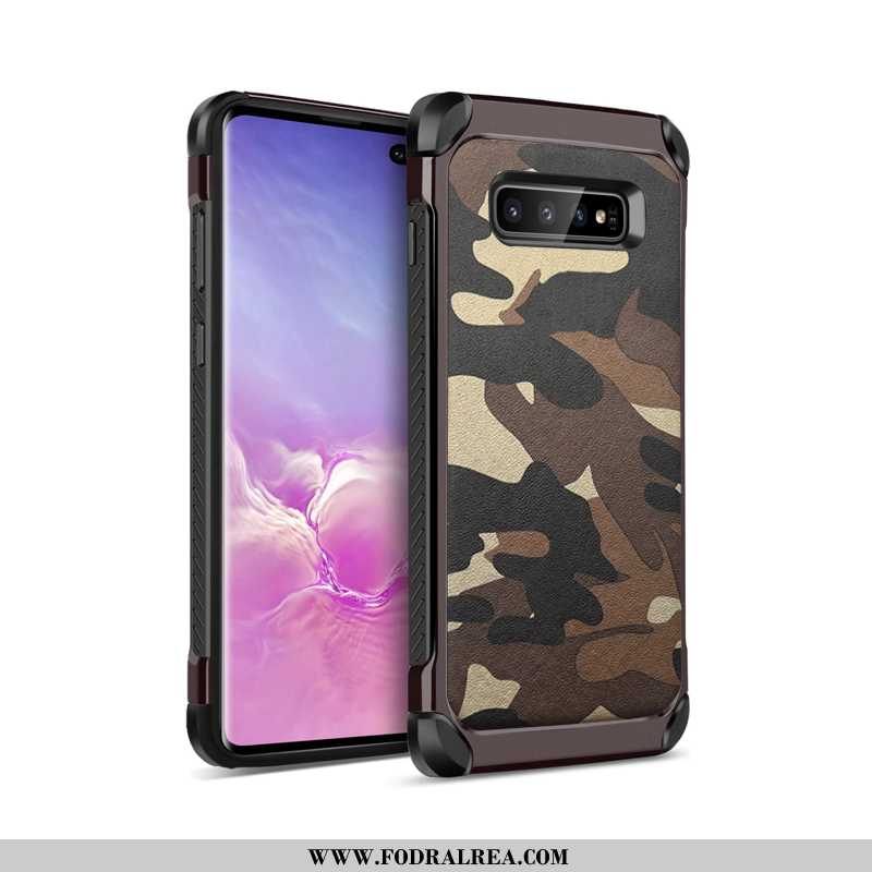 Skal Samsung Galaxy S10+ Trend Fodral Skal, Samsung Galaxy S10+ Silikonskal Högt Utbud Camouflage