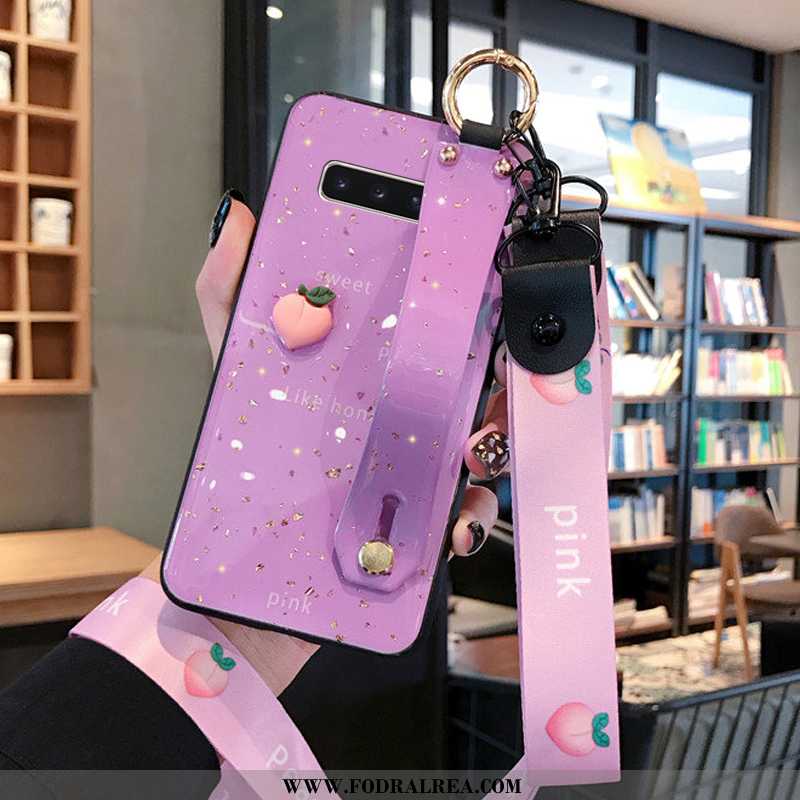 Skal Samsung Galaxy S10+ Vacker Ungdom Fallskydd, Fodral Samsung Galaxy S10+ Trend Ny Rosa