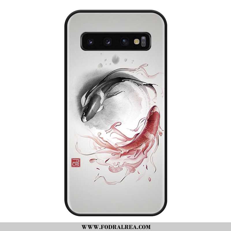 Skal Samsung Galaxy S10e Silikon Mjuk, Fodral Samsung Galaxy S10e Lättnad Grön