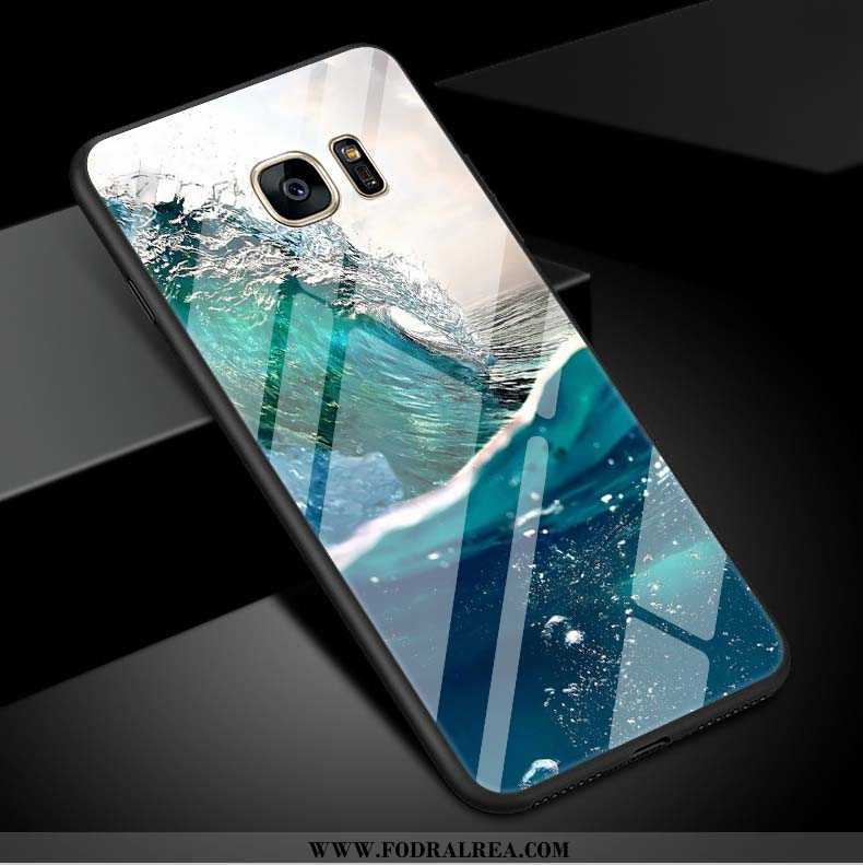 Skal Samsung Galaxy S7 Edge Grön Naturligt, Fodral Samsung Galaxy S7 Edge Ljus Enkel