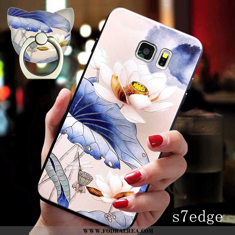 Skal Samsung Galaxy S7 Edge Mjuk Trend Kreativa, Fodral Samsung Galaxy S7 Edge Silikon Hängsmycken B