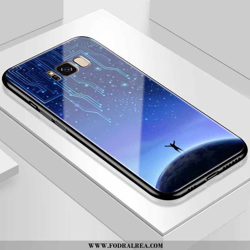 Skal Samsung Galaxy S8 Glas Stjärna, Fodral Samsung Galaxy S8 Personlighet Konst Lila