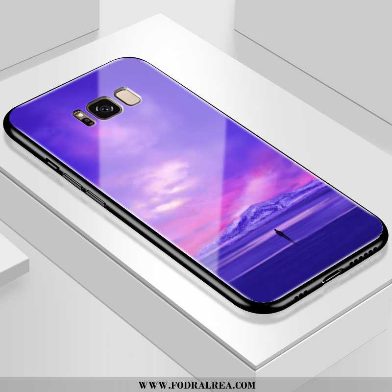 Skal Samsung Galaxy S8 Glas Stjärna, Fodral Samsung Galaxy S8 Personlighet Konst Lila