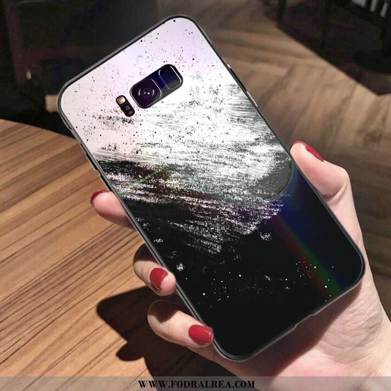 Skal Samsung Galaxy S8+ Skydd Personlighet Ljus, Fodral Samsung Galaxy S8+ Glas Stjärna Lila