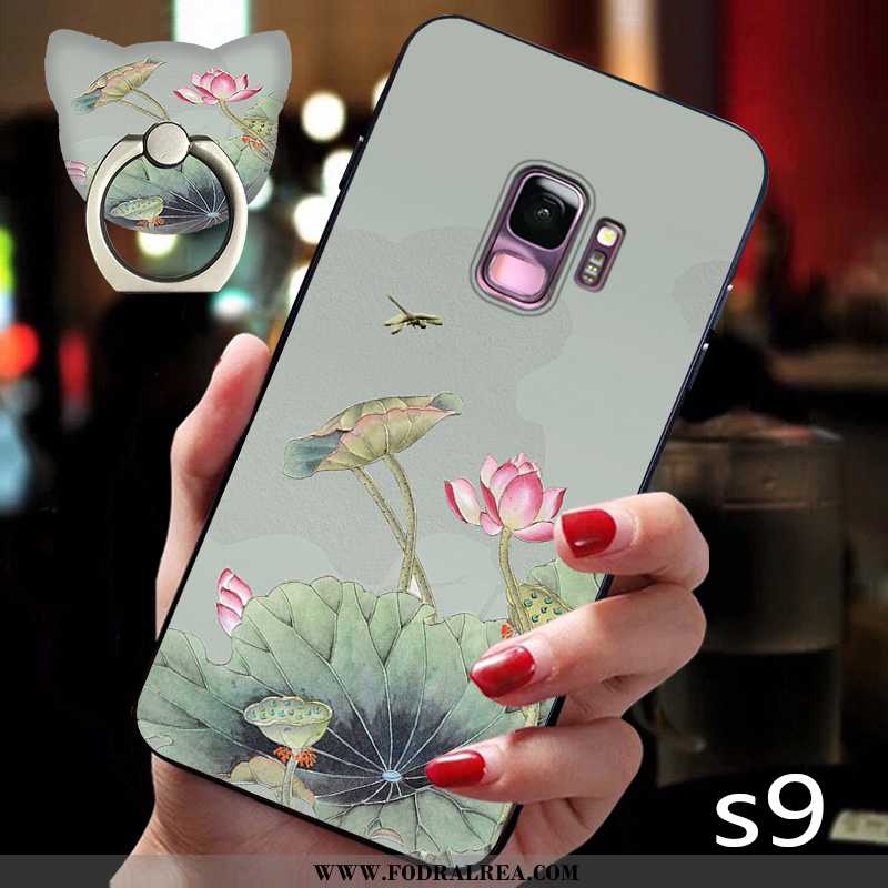 Skal Samsung Galaxy S9 Kreativa Mjuk Silikon, Fodral Samsung Galaxy S9 Trend Fallskydd Rosa