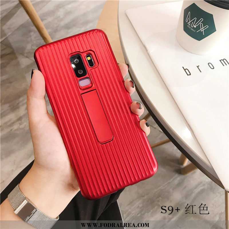 Skal Samsung Galaxy S9+ Kreativa Net Red Purpur, Fodral Samsung Galaxy S9+ Skydd Personlighet Lila