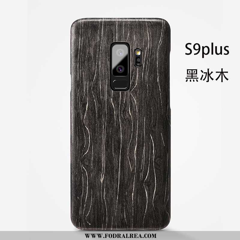 Skal Samsung Galaxy S9+ Personlighet Stjärna Tunn, Fodral Samsung Galaxy S9+ Wood Enkel Brun