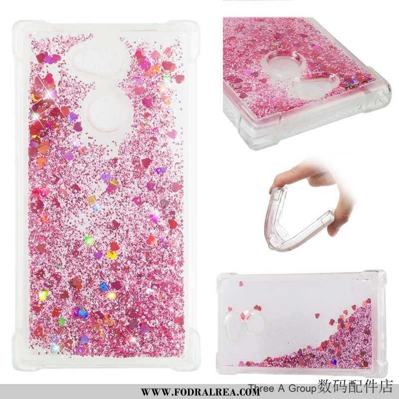 Skal Sony Xperia L2 Mjuk Kreativa Fallskydd, Fodral Sony Xperia L2 Skydd Liten Rosa