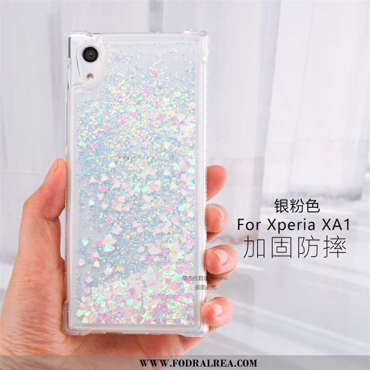 Skal Sony Xperia Xa1 Kreativa Fodral Mobil Telefon, Sony Xperia Xa1 Transparent Hängsmycken Rosa