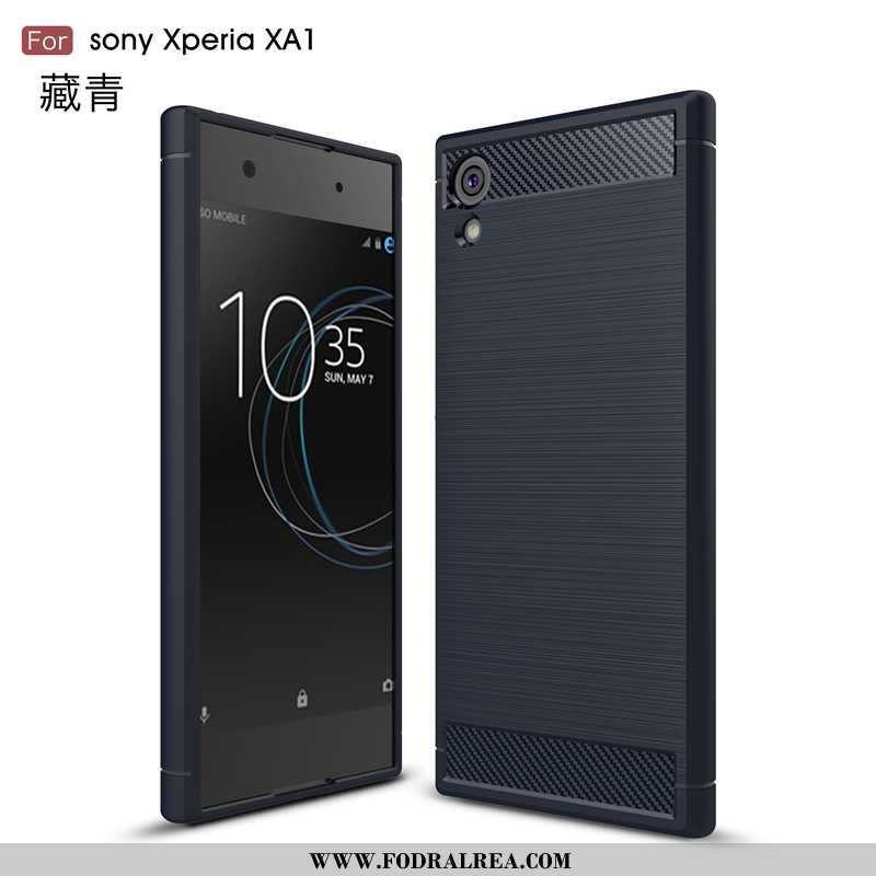 Skal Sony Xperia Xa1 Mjuk Personlighet Fallskydd, Fodral Sony Xperia Xa1 Silikon Business Svarta