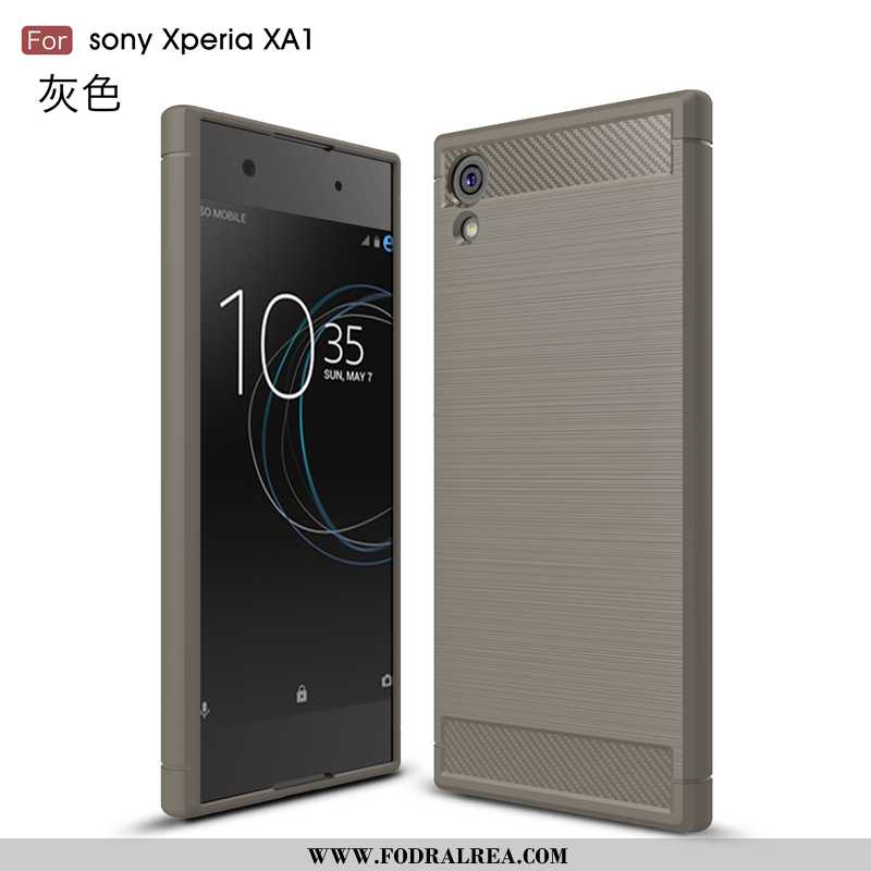 Skal Sony Xperia Xa1 Mjuk Personlighet Fallskydd, Fodral Sony Xperia Xa1 Silikon Business Svarta