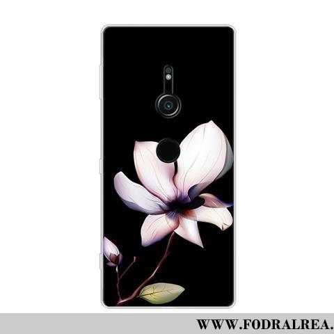 Skal Sony Xperia Xz2 Mjuk All Inclusive Fodral, Fodral Sony Xperia Xz2 Skydd Målade Svarta