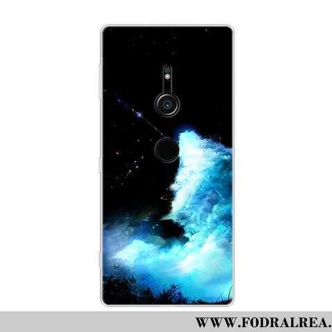 Skal Sony Xperia Xz2 Mjuk All Inclusive Fodral, Fodral Sony Xperia Xz2 Skydd Målade Svarta