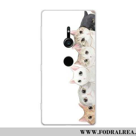 Skal Sony Xperia Xz2 Mjuk All Inclusive Fodral, Fodral Sony Xperia Xz2 Skydd Målade Svarta