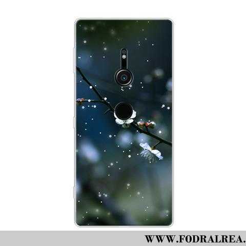 Skal Sony Xperia Xz2 Mjuk All Inclusive Fodral, Fodral Sony Xperia Xz2 Skydd Målade Svarta