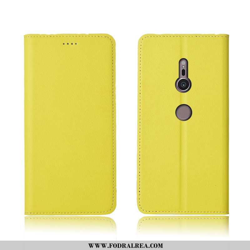 Skal Sony Xperia Xz3 Silikon All Inclusive Clamshell, Fodral Sony Xperia Xz3 Skydd Mjuk Gul