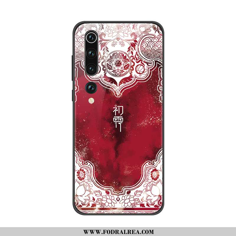 Skal Xiaomi Mi 10 Trend Net Red Glas, Fodral Xiaomi Mi 10 Skydd Personlighet Röd