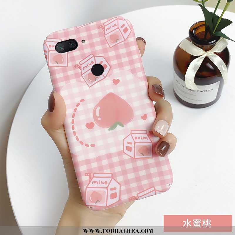 Skal Xiaomi Mi 8 Lite Kreativa Rosa, Fodral Xiaomi Mi 8 Lite Trend Ungdom Rosa