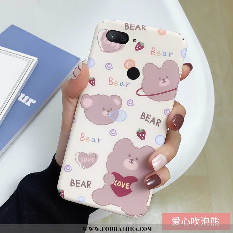 Skal Xiaomi Mi 8 Lite Kreativa Rosa, Fodral Xiaomi Mi 8 Lite Trend Ungdom Rosa