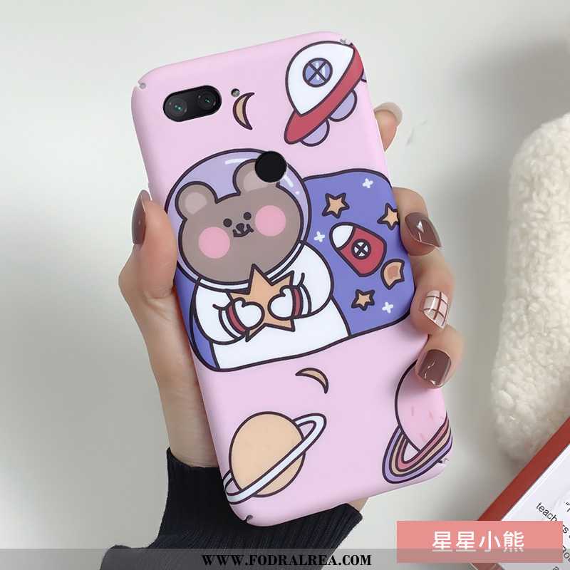 Skal Xiaomi Mi 8 Lite Kreativa Rosa, Fodral Xiaomi Mi 8 Lite Trend Ungdom Rosa