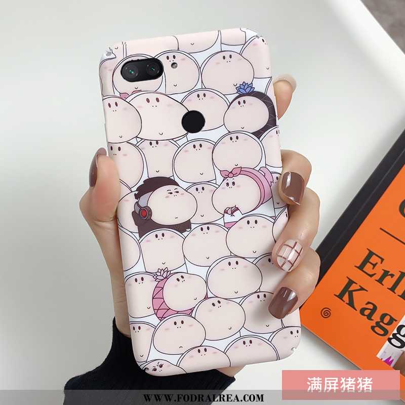 Skal Xiaomi Mi 8 Lite Kreativa Rosa, Fodral Xiaomi Mi 8 Lite Trend Ungdom Rosa