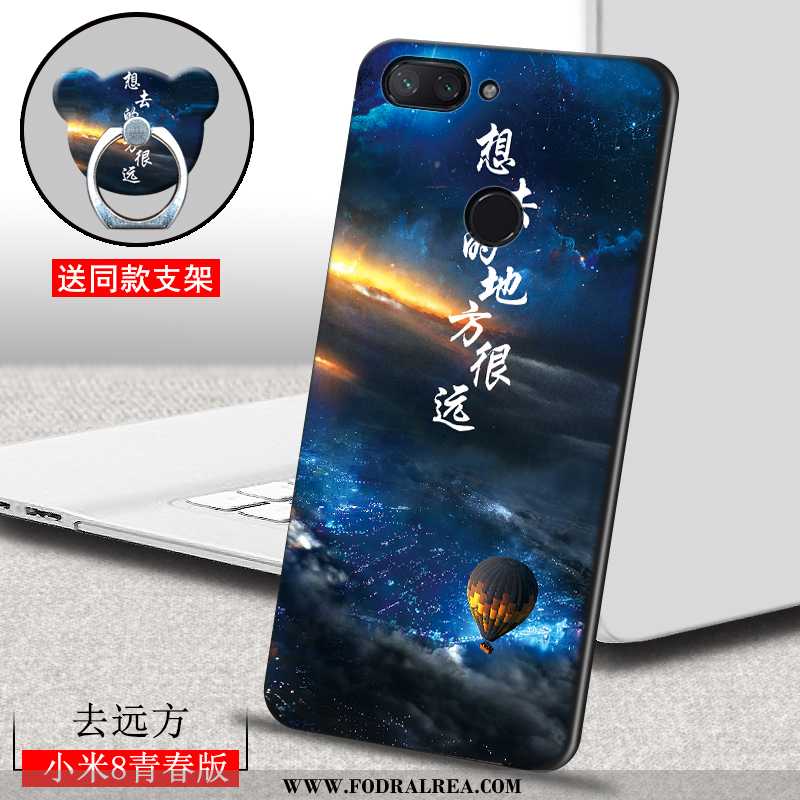 Skal Xiaomi Mi 8 Lite Nubuck Mjuk Tunn, Fodral Xiaomi Mi 8 Lite Personlighet All Inclusive Bruna