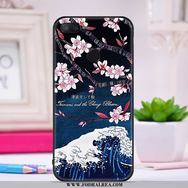 Skal Xiaomi Mi 8 Lite Vacker Purpur Fallskydd, Fodral Xiaomi Mi 8 Lite Trend Skydd Lila