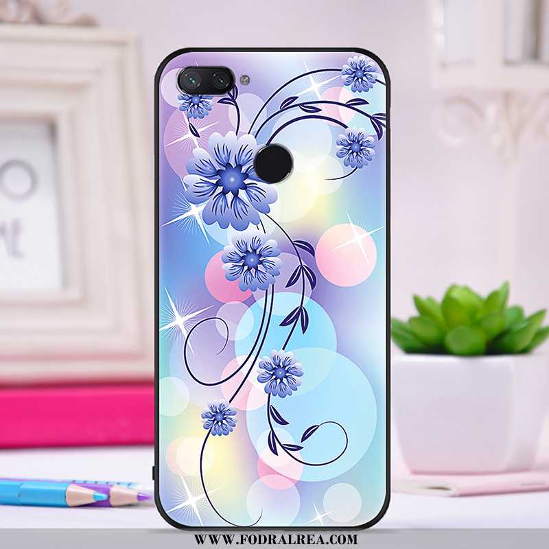 Skal Xiaomi Mi 8 Lite Vacker Purpur Fallskydd, Fodral Xiaomi Mi 8 Lite Trend Skydd Lila