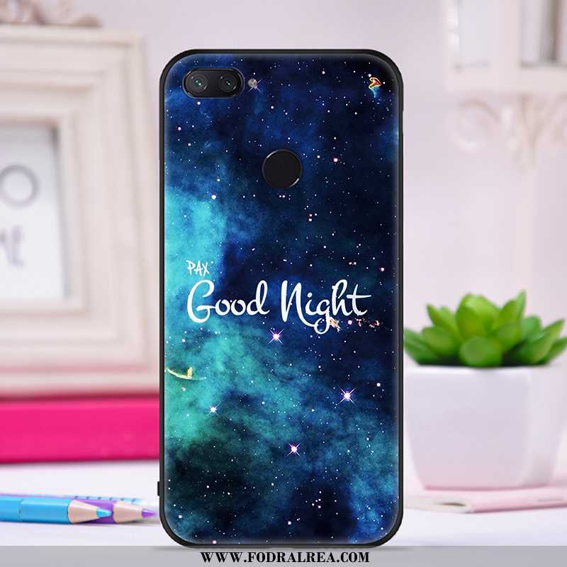 Skal Xiaomi Mi 8 Lite Vacker Purpur Fallskydd, Fodral Xiaomi Mi 8 Lite Trend Skydd Lila