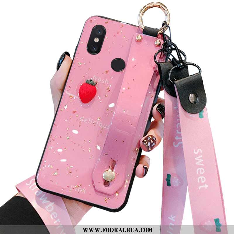 Skal Xiaomi Mi 8 Mönster Hjärta All Inclusive, Fodral Xiaomi Mi 8 Trend Net Red Rosa