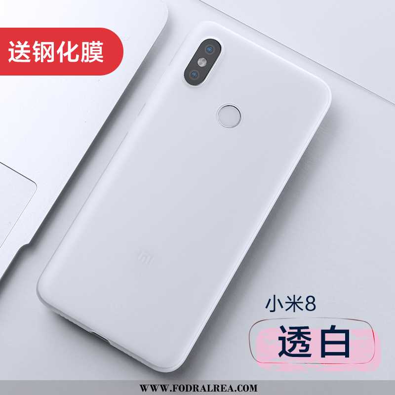 Skal Xiaomi Mi 8 Nubuck Super Kreativa, Fodral Xiaomi Mi 8 Personlighet Skydd Svarta