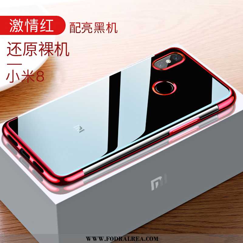 Skal Xiaomi Mi 8 Personlighet Mobil Telefon Tunn, Fodral Xiaomi Mi 8 Kreativa Röd