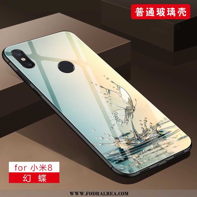 Skal Xiaomi Mi 8 Skydd Trend Fodral, Fodral Xiaomi Mi 8 Glas Lila