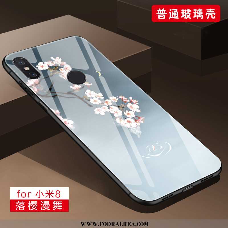 Skal Xiaomi Mi 8 Skydd Trend Fodral, Fodral Xiaomi Mi 8 Glas Lila