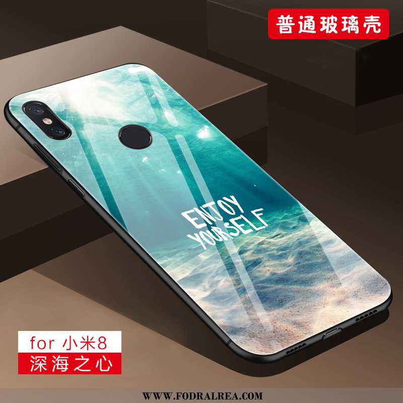 Skal Xiaomi Mi 8 Skydd Trend Fodral, Fodral Xiaomi Mi 8 Glas Lila