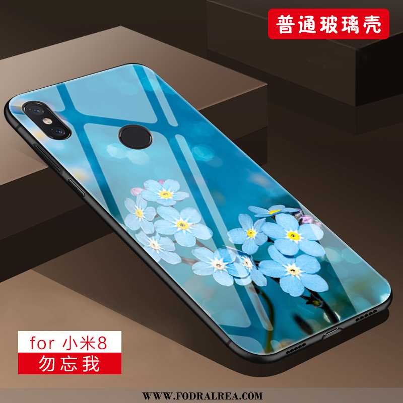 Skal Xiaomi Mi 8 Skydd Trend Fodral, Fodral Xiaomi Mi 8 Glas Lila