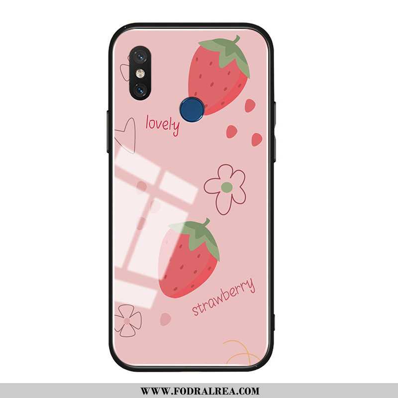 Skal Xiaomi Mi 8 Skydd Ungdom Skal, Fodral Xiaomi Mi 8 Glas Kreativa Rosa