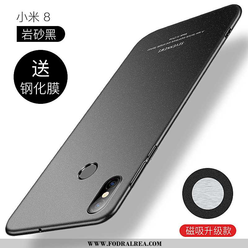 Skal Xiaomi Mi 8 Super Fodral All Inclusive, Xiaomi Mi 8 Tunn Mobil Telefon Svarta