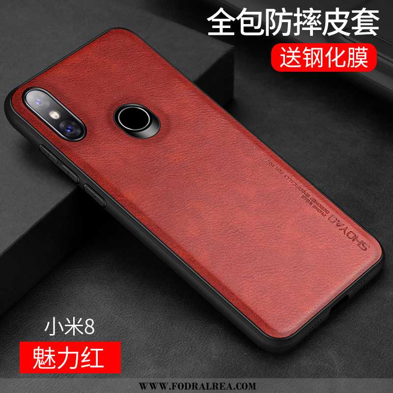 Skal Xiaomi Mi 8 Transparent Kreativa Svart, Fodral Xiaomi Mi 8 Personlighet Svarta