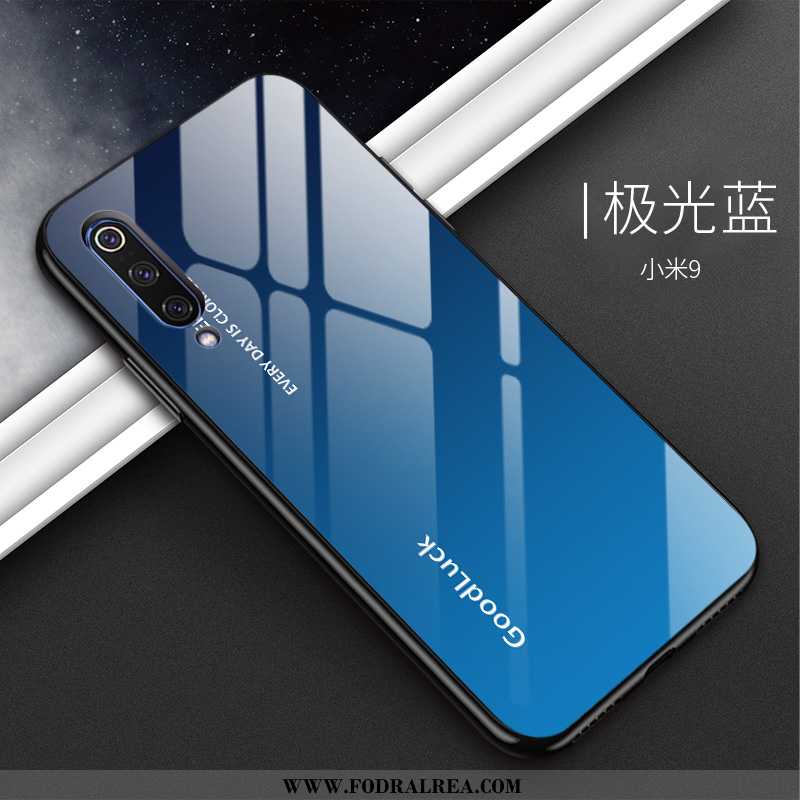 Skal Xiaomi Mi 9 Glas Fallskydd Mobil Telefon, Fodral Xiaomi Mi 9 Mode Trend Vita