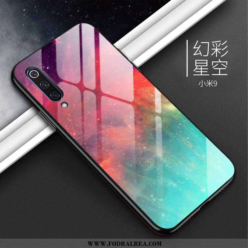 Skal Xiaomi Mi 9 Glas Fallskydd Mobil Telefon, Fodral Xiaomi Mi 9 Mode Trend Vita