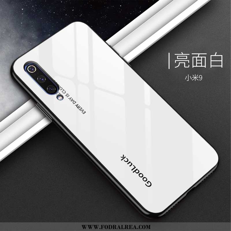 Skal Xiaomi Mi 9 Glas Fallskydd Mobil Telefon, Fodral Xiaomi Mi 9 Mode Trend Vita