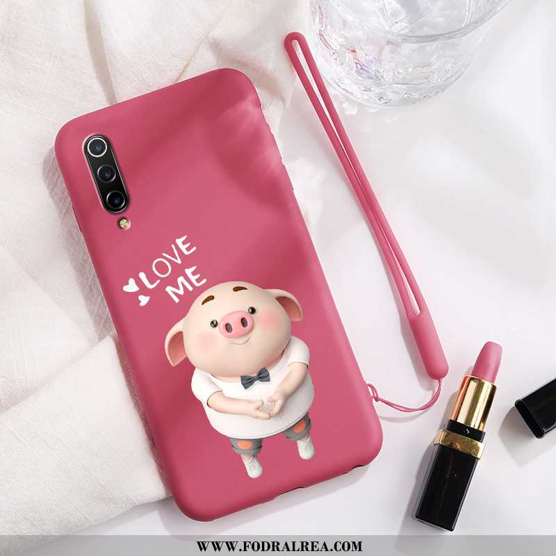 Skal Xiaomi Mi 9 Lite Kreativa Skydd Fallskydd, Fodral Xiaomi Mi 9 Lite Tecknat Silikon Gul