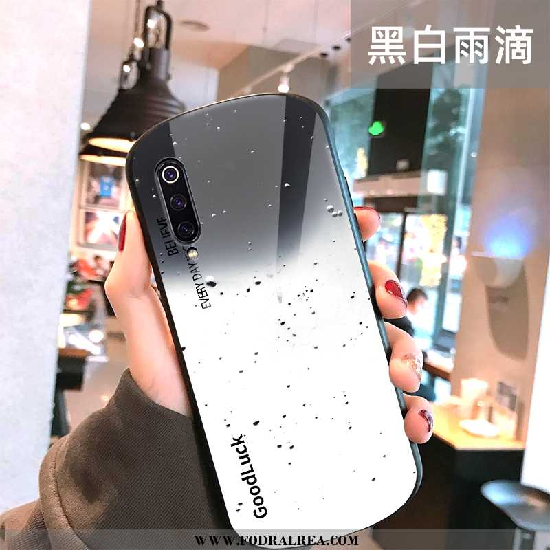 Skal Xiaomi Mi 9 Mode All Inclusive Glas, Fodral Xiaomi Mi 9 Personlighet Mobil Telefon Blå