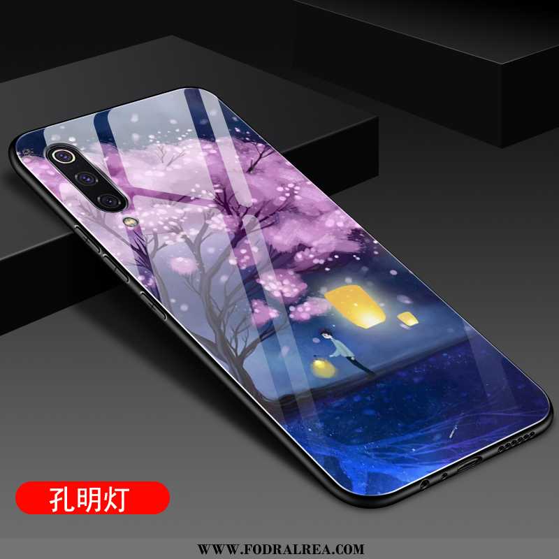 Skal Xiaomi Mi 9 Se Glas Spegel All Inclusive, Fodral Xiaomi Mi 9 Se Nubuck Lila