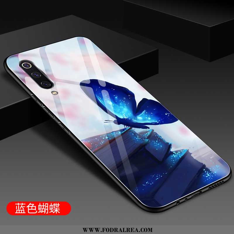 Skal Xiaomi Mi 9 Se Glas Spegel All Inclusive, Fodral Xiaomi Mi 9 Se Nubuck Lila