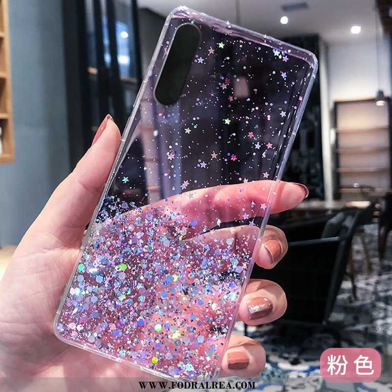 Skal Xiaomi Mi 9 Se Lyxiga Mjuk Skydd, Fodral Xiaomi Mi 9 Se Transparent Silikon Lila