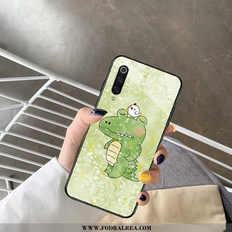 Skal Xiaomi Mi 9 Silikon Trend Vacker, Fodral Xiaomi Mi 9 Glas Grön