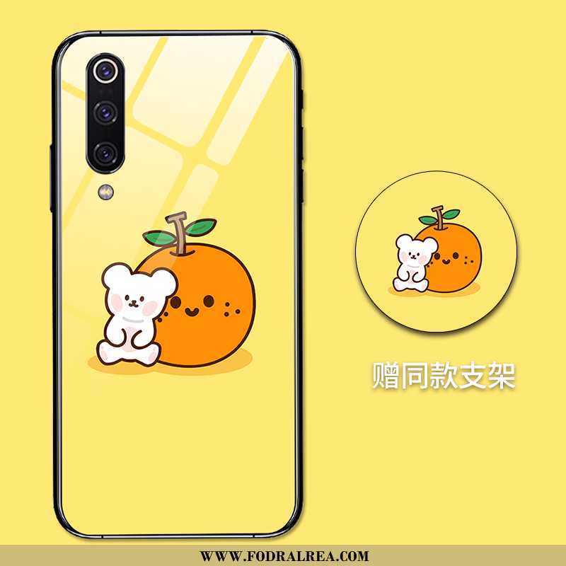 Skal Xiaomi Mi 9 Trend Spegel Kreativa, Fodral Xiaomi Mi 9 Silikon Gul